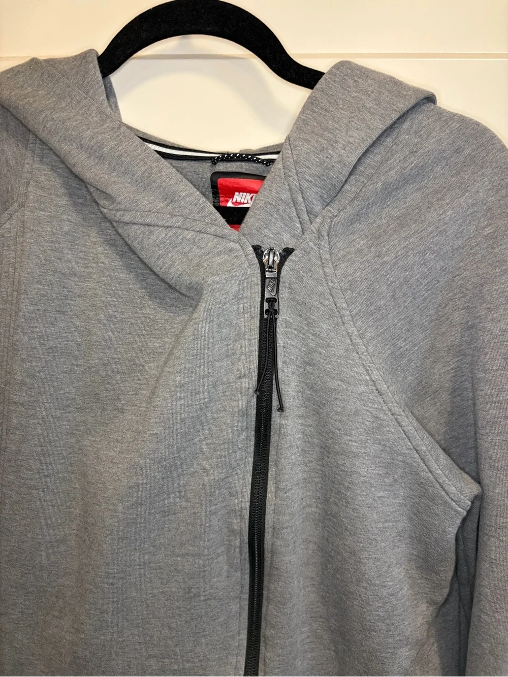 Nike Womens Tech Fleece Cape Hoodie with Asymmetrical Zip - Picture 3 of 7
